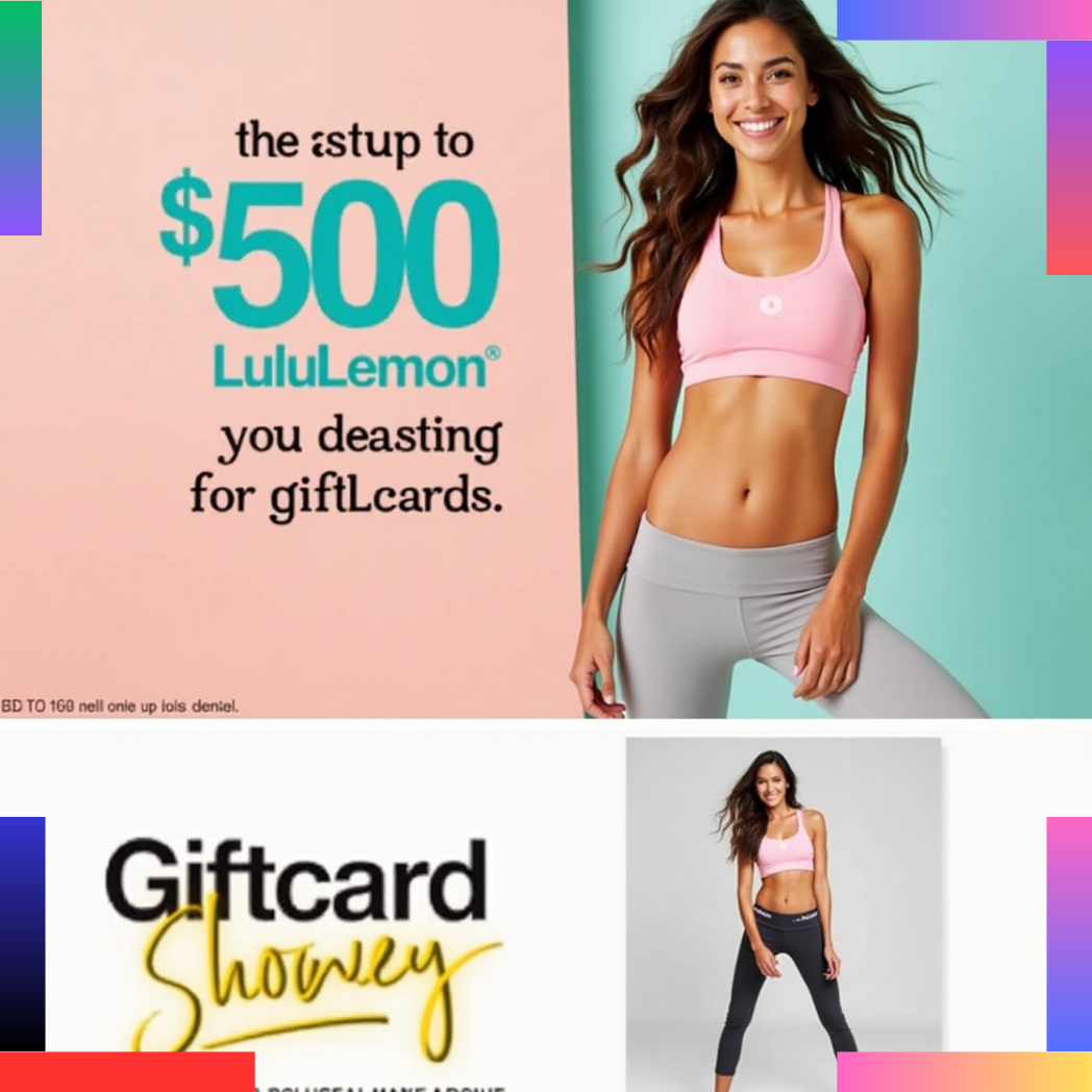 Get 500$ LuluLemon Giftcard
